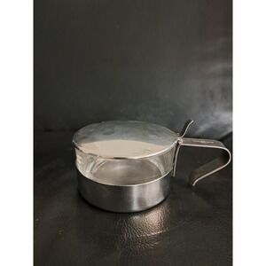 Carlo Giannini Stainless Glass Condiment Relish‎ Jam Sugar Bowl Dishes